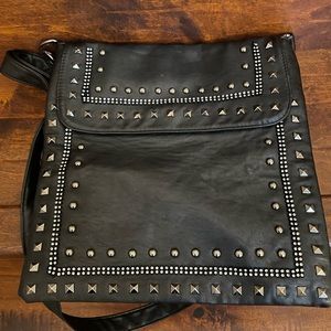 Studded crossbody purse